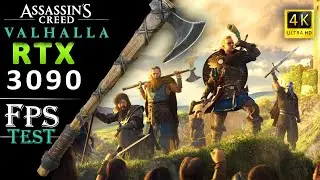 RTX 3090 Gameplay AC Valhalla PC Performance Test | 4K Ray Tracing ON | ULTRA GRAPHICS Settings