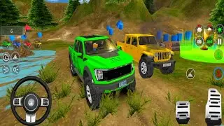 4x4 Offroad Jeep Driving Simulator 3D - Drive SUV 4x4 jeep Offroad Game - Android GamePlay🚙