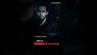 AI fictional photo of @jaredleto of Morbuis Morbius 2 UPRISING Its Morbin Time It'sTime To Rise