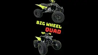 😳Would YOU rip it??!  Big Wheel QUAD #yfz450r #atv #utv