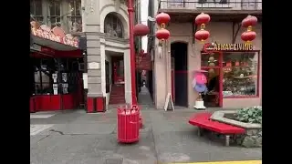 Fan Tan Alley Chinatown Victoria Narrowest Shopping Street in N America
