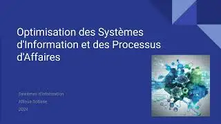 01 - Les Systèmes d'information - Introduction