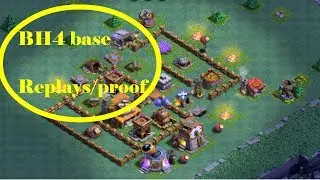 BEST BH4 base for Defense/Trophy Pushing. +Replays/proof |Clash of Clans|