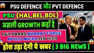 HAL✅BEL ✅BDL✅Paras defence ✅Bharat Forge share News✅apollo micro systems share latest news✅zen tech