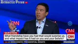 Andrew Yang Closing Statements - Democratic Debate Highlights - 10/14/19 CNN