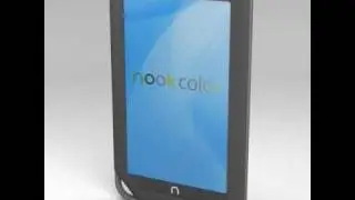 3D Model of the Barnes and Noble Nook Color