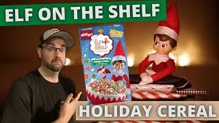 TRYING NEW ELF ON THE SHELF HOLIDAY CHRISTMAS CEREAL E27