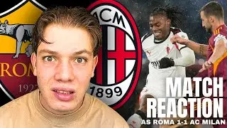 LUCKY ALLEGRI! Roma 1-1 Milan REACTION