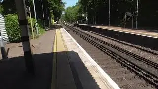 South Western Railway Class 450067-450083 pass Worplesdon for Portsmouth Harbour via Guildford
