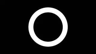 Pantalla Negra Aro de Luz HD