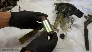 How to replace fuel pump electric motor in Toyota Corolla. Years 1995 to 2010