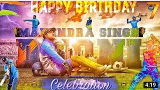 MS DHONI - Tribute Video 2020_Birthday Special l love u Mahi