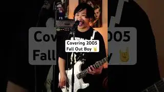 Я сделал кавер на эту классику Fall Out Boy (название слишком длинное) #falloutboy #emo #poppunk