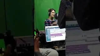 Asmeena ka live recording song video mewati//EAB studio Alwar