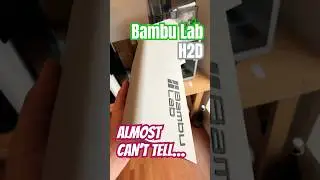 Первый БОЛЬШОЙ отпечаток = БОЛЬШОЙ успех! #BambuLabH2D *почти* #безупречен!