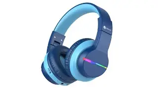 Review: iClever BTH12 Wireless Kids Headphones, Colorful LED Lights Kids Headphones with 74/85/94dB