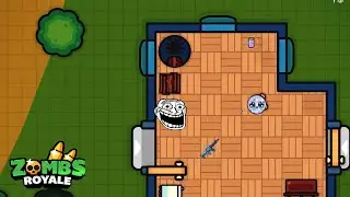 TROLLING PROS IS SO FUN 😂😂 | ZOMBSROYALE.IO