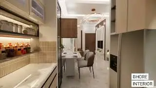 Nirvana luxury interior 960sqfeet house design by Er. Shailendra bhore best interior in gwalior 