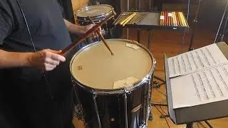 Solo #2 from Nine French American Rudimental Solos Vol. 1 by Joseph Tompkins