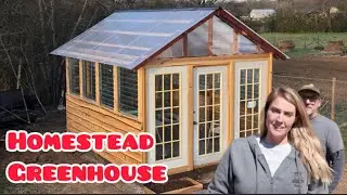 LOW BUDGET GREENHOUSE BUILT FROM FACEBOOK MARKETPLACE FINDS part 1 of 2