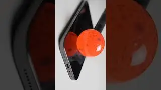 1000&deg; Red Hot Ball vs iphone 16 pro max - asmr video By Krash