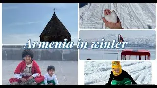 Armenia in winter 2025 #family #armenia #uae #airarabia #snow #edanvlogs