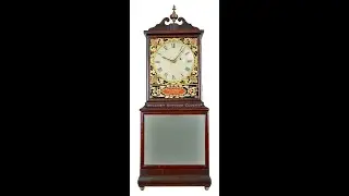 Aaron Willard Massachusetts Dish Dial Shelf Clock Made Circa 1820