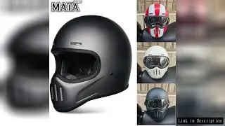 Retro Full Face Motorcycle Helmet Men Women Cascos Para Moto Vintage Cafe Japan TT Helmets Fiberglas