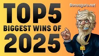 TOP5 Biggest Wins of 2025 / Bonusguru.net