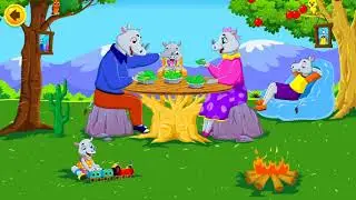 Rhino Family Rumble  A Hilarious Forest Picnic Adventure   Fun Short Film for Kids