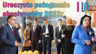 Uroczyste pożegnanie absolwentów 2022r.