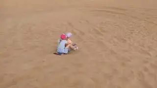 Kids Sandboarding @ Desert Dubai, UAE