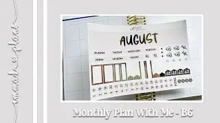 Monthly Plan With Me - Print Pression B6