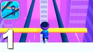 Roof Rails (by VOODOO) Gameplay Walkthrough 1-15 Levels (Android)