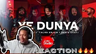 Coke Studio | Season 14 | Ye Dunya | Karakoram x Talha Anjum x Faris Shafi| REACTION * SO POWERED!!!