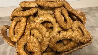 الكعك الوجدي بالدقيق الكامل مقرمش و لذيذ بكمية و فيرة👌😋