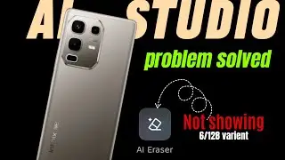 Ai Eraser/Studio not showing ⭕ problem solved in infinix note 50s @Ps_eye 