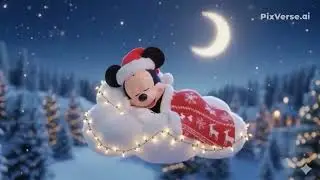 Nochebuena Celestial con las Huntrix ✨🌙🎄 Fantas&iacute;a Navide&ntilde;a | Melod&iacute;as Suaves de Invierno