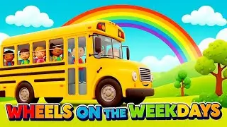 Weekday Names Song for Kids 🚌 | Phonics Bus Song for Learning! 🎶