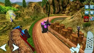 The Most Powerful Tractor Pulling Wood - Cargo Tractor Trolley Simulator Game 2021 - Android Game