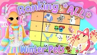 Making a Tier List of *ALL* Winter/Christmas Pets In Adopt Me! Roblox