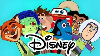 MY SPRUNKI OC: Disney. Finding Nemo (Dori), Maui (Moana), Wreck-it Ralph, Joe & Cat (Soul), Luca