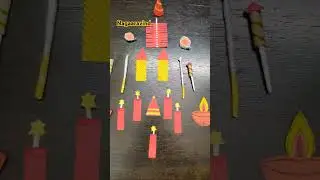 DIY Mini Diwali Paper Crackers 🎇🎉🌠#creativecorner1066