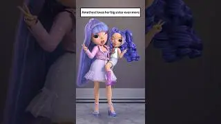 Get to Know Violet&rsquo;s Little Sister! 💜 | Rainbow High #shorts