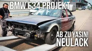 LEVELLA | BMW E34 Projekt - Ab zu Yasin! - Neulack und RS6 Lederausstattung lackieren
