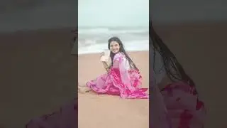Saree shoot on beach.