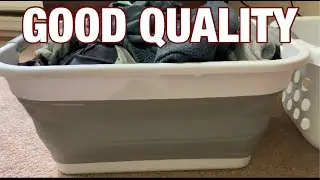 SAMMART 41L (10.8 gallon) Collapsible Plastic Laundry Basket