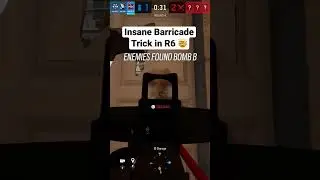 Best Defense Barricade Trick Strategy in R6 😎