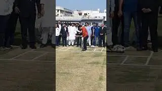 BCCI secretary Jay Shah inaugurates cricket ground in Gandhinagar #cricket  #shorts #jayshah