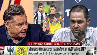 America REMONTA PARTIDAZO vs Monterrey 2-2 | Jardine HABLA POST PARTIDO
